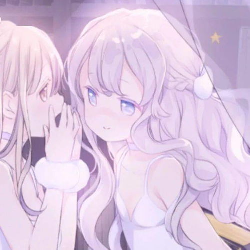 动漫头绪丨闺蜜百合头像