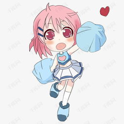 原创手绘q版人物可爱的女孩png格式素材图片免费下载高清psd千库网图片编号11355353