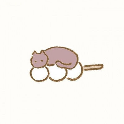 卡通猫头像可爱图片简笔画超萌猫头像
