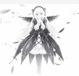跪求蔷薇少女里的水银灯素描图