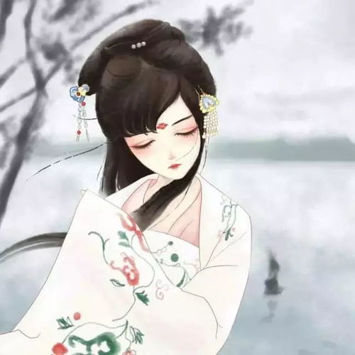 唯美漫画古风女生头像梦里不知身是客一晌贪欢