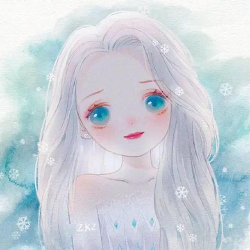 手绘迪士尼公主头像,美哭了