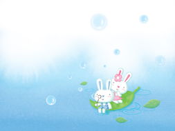可爱的卡通兔壁纸