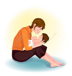 妈妈和婴儿矢量图免费下载ai格式编号13444115千图网