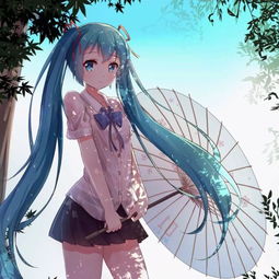 miku初音未来动漫插画原创手绘萌系堆糖,美好生活研究所