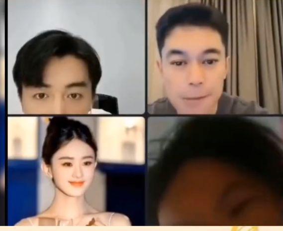 陈晓连麦到赵丽颖头像的人,连问好几遍这是谁啊