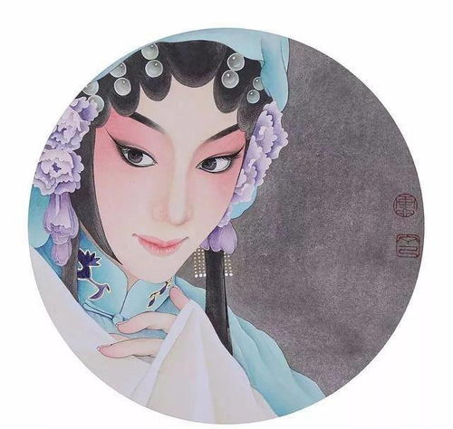东方之美丁己京剧国粹人物及现代美女工笔画高清欣赏