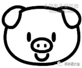线条边框简笔画图片大全简笔画猪手抄报图片边框版式大全