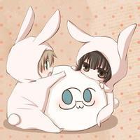 可爱的卡通或漫画人物大图,或者是头像也可以要好多哦