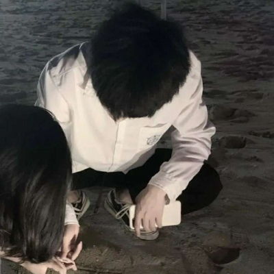 情侣头像一左一右配对真人图片,很甜呐