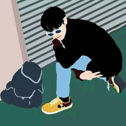 头像男头个性动漫次元手绘长安