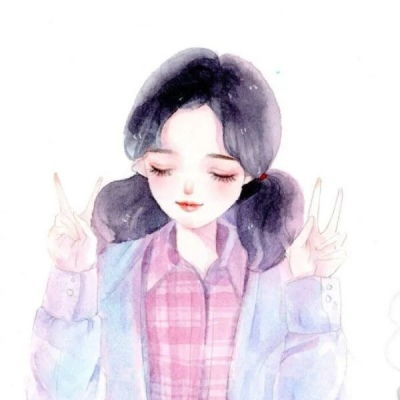 可爱手绘简笔画女头,可爱漂亮的小女生小姑娘