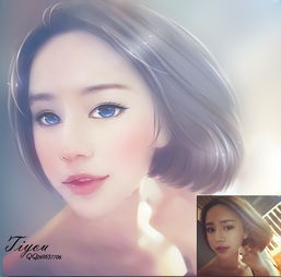 用什么软件能手绘真人图片.像这样