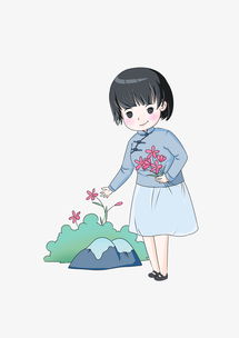 教师节主题短发老师卡通人物插画图片素材psb格式下载动漫人物大全