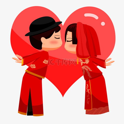 中式婚礼新郎新娘素材图片免费下载千库网