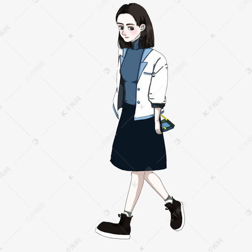 卡通手绘职场高冷新人素材图片免费下载千库网