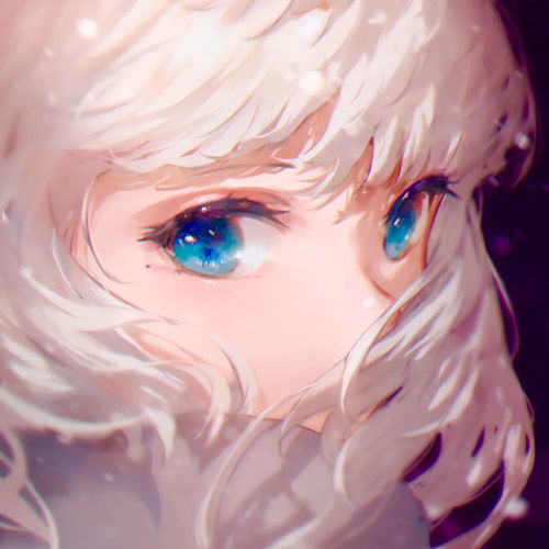 落日弥漫的橘,天边透亮的星唯美插画风动漫女头小众头像