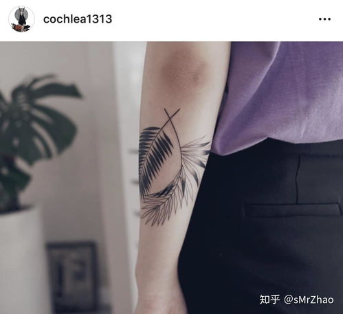 smrzhao纹身推荐第154期黑白动漫黑魔法少女森系纹身