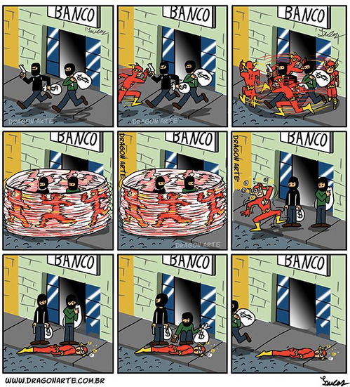拯救不开心,20幅关于超级英雄的多格漫画,脑洞太大了
