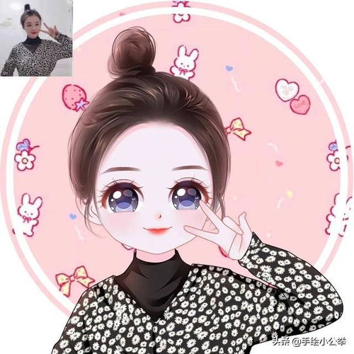 换个头像吧,俏皮可爱卡通头像,实在招人喜欢,大眼睛丸子头漂亮