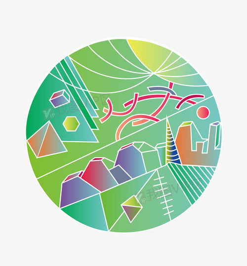 科技抽象几何线条渐变涂鸦风格png矢量图图片素材ai格式下载动漫人物大全
