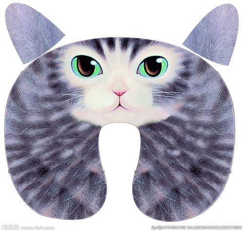 卡通抱枕卡通动物猫猫抱枕图片