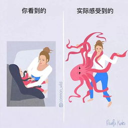 谢老妈把我养肥这个妈妈画下的育儿漫画,让10万人看得又哭又笑太真实了