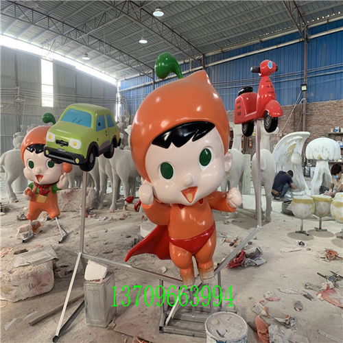 品牌形象卡通雕塑迎宾卡通人物雕塑-黄页88网