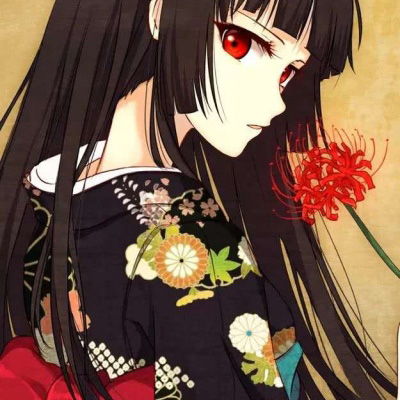 地狱少女头像阎魔爱系列恐怖图片地狱少女图片