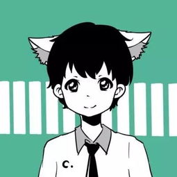 二次元卡通情侣头像两张一男一女
