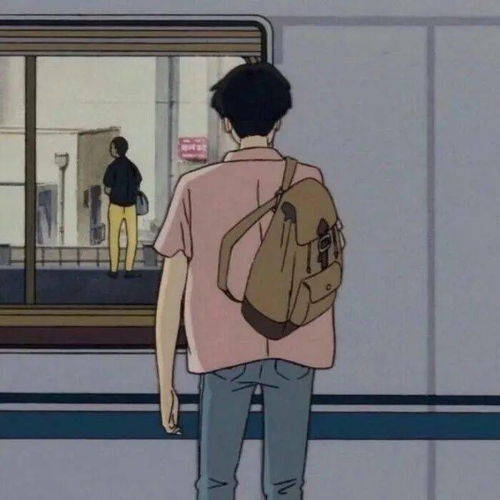 带点旧漫内味儿的男生头像吖