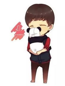 有tfboys卡通图片竖屏合照图片吗