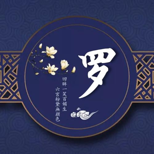 带姓氏的古风头像,唯美蓝色系推荐超好看