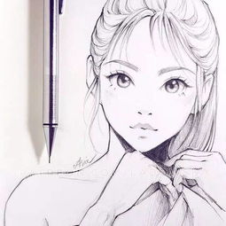 90后美女的小清新二次元动漫手绘,千万不要错过