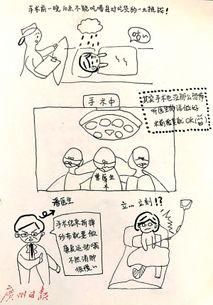 大二女生手绘漫画谢医护医生收到的最好礼物