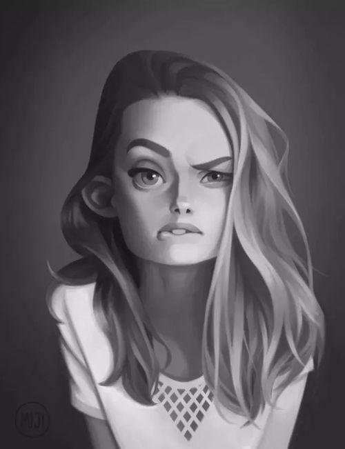 投机取巧的卡通画法,将照片描摹成卡通美女的秘籍,看你能不能学会