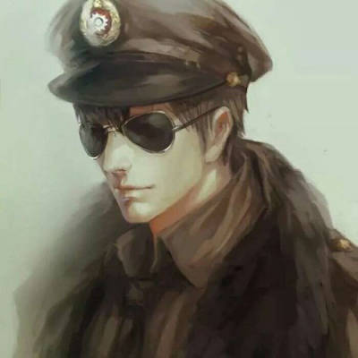 最帅军人头像图片大全卡通系列帅气军阀头像身穿军装