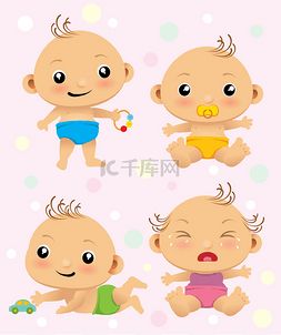 婴儿哭卡通图片婴儿哭卡通图片素材免费下载千库网