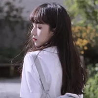 qq头像女生回眸一笑
