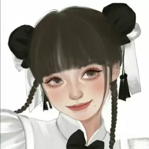 手绘优质二次元女头漫画头像
