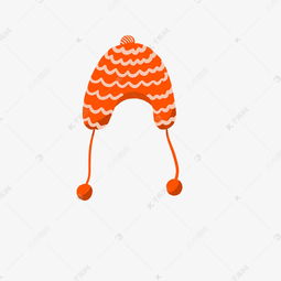 橘色冬季可爱卡通帽子png图片素材图片免费下载千库网
