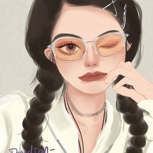 头像精致女生头像手绘女生头像
