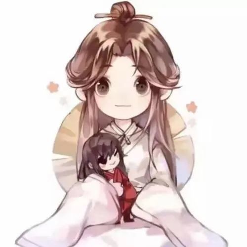 世中逢尔雨中逢花天官赐福情头花城谢怜动漫头像