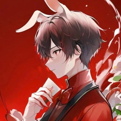 兔子帅哥动漫头像图片