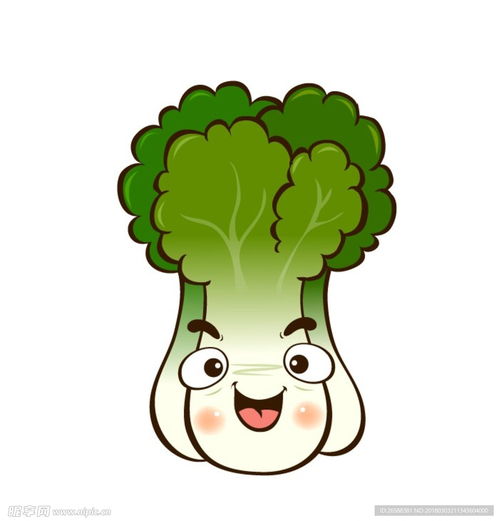 卡通白菜设计图