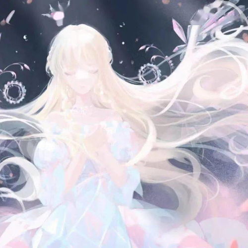 动漫女生头像干净的浅色系绝美动漫头像