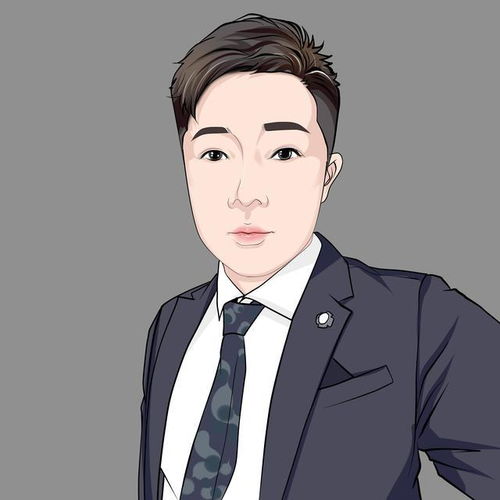 换个新头像换个风格吧,适合中年大叔的简约风真人手绘漫画头像