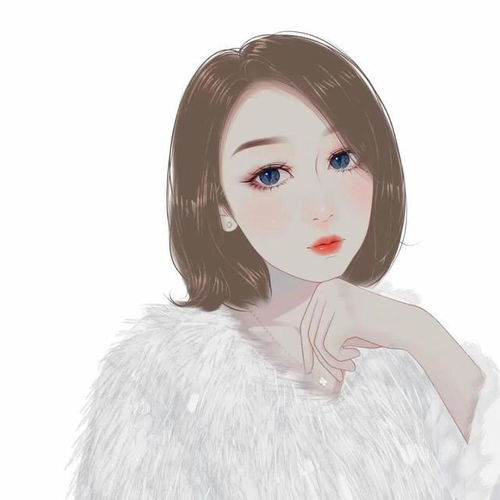 专属自己的手绘漫画头像,喵喵闺蜜头像情侣头像