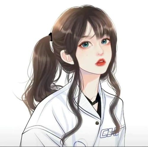 好看唯美小清新插画女生动漫头像