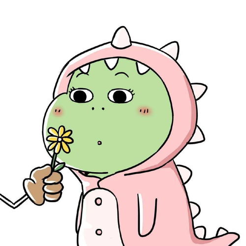 超惊艳的恐龙情侣头像